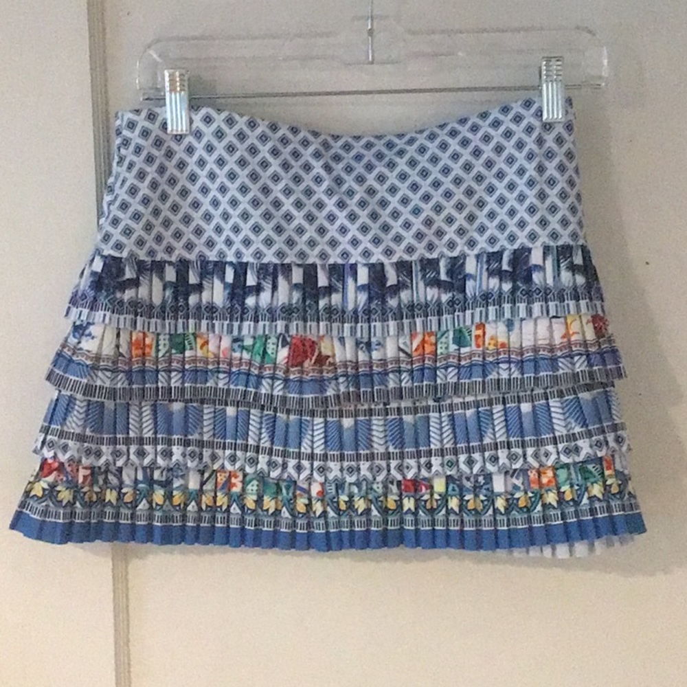 Lucky in love tiered tennis skirt size XL